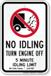State Idle Sign for Maryland