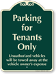 Parking For Tenants Only Signature Sign