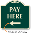Pay Here Sign