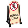 Sidewalk Closed A-Frame Sidewalk Sign Kit