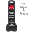 Stop Valet Parking Available LotBoss Portable Sign Kit