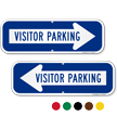 Visitor Parking Directional Arrow Sign