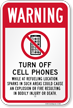 No Cell phone Sign