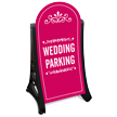 Wedding Parking Dome-Shaped Sidewalk Sign