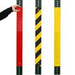 Yellow Black and Red Reflective Post Panels