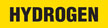 Hydrogen (Yellow) Adhesive Pipe Marker