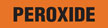 Peroxide (Orange) Adhesive Pipe Marker
