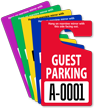 Standard Guest Parking Permit Mirror Hang Tag