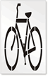 Bike Trail Symbol Stencil
