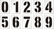 Number Stencil Set, 0 9