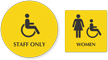 Accessible Pictogram & Women Pictogram