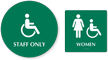 Accessible Pictogram & Women Pictogram