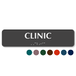 Clinic Tactile Touch Braille Sign