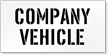 Company Vehicle Parking Lot Stencil