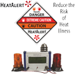 HeatAlert Heat Index Monitoring and Alerting System Sign
