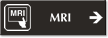MRI Engraved Sign, Magnetic Resonance Imaging Right Symbol