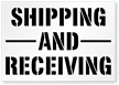 Shipping And Receiving Sign Floor Stencil