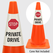 Stop Private Driveway Cone Collar