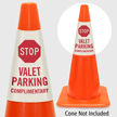 Stop Valet Parking Complimentary Cone Collar