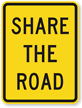 Share The Road - Traffic Sign