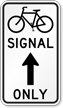 Bicycle Signal Mandatory Movement (Thru)