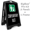 Complimentary Valet LotBoss Portable Sign Kit