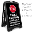 Stop Valet Parking Available LotBoss Portable Sign Kit