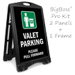 Valet Parking LotBoss Portable Sign Kit