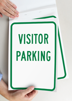 Visitor Parking Signs Book