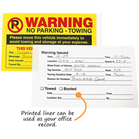Move to avoid Towing Stickers