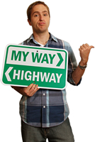 My Way Highway Signs