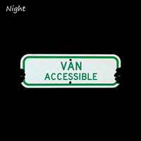 ADA Handicapped Van Accessible Sign