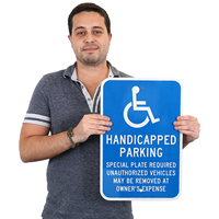 Massachusetts ADA Handicapped Parking Sign
