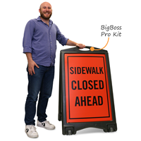Sidewalk Closed A-Frame Portable Sign