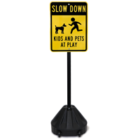 Standard Black Base,Portable sign