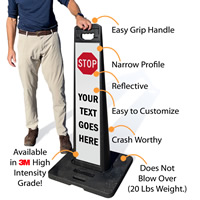 LotBoss Portable sign features