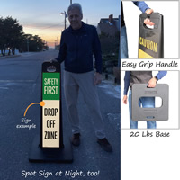 Features of Valet Parking Sign Kit