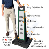 LotBoss Student Drop-Off and Pick-Up Channelizer