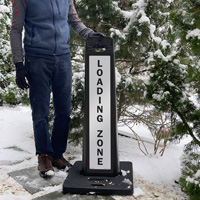 LotBoss Loading Zone Reflective Adhesive Label