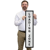 Reflective Loading Zone Label for LotBoss