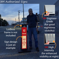Adhesive Parking Instruction Label