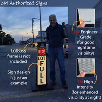 Lot Capacity Reached: Enter with Caution