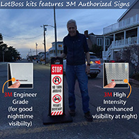 LotBoss Private Driveway Sign Kit