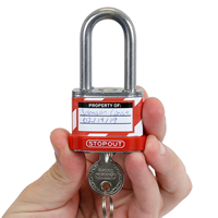 OSHA Danger Padlock Label