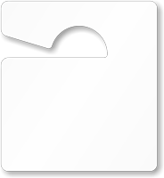 ToughTag™ Small Rearview Mirror Hang Tags, Blue