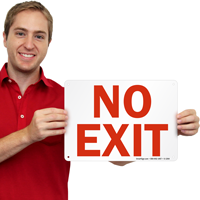 Exit Entrance Sign