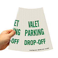 Cone Message Collar Parking Sign