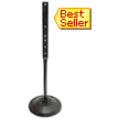 17 in. cast iron base stand with a 48 in. tall post
