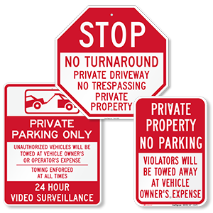 Private Parking Signs
