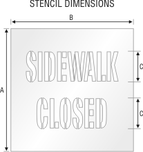 Stencil ST 0129